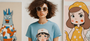 Cartoon Coolness: Expressive Characters and Playful Prints
