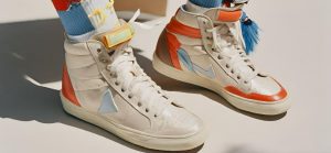 High-Top Sneakers and Accessories_ Iconic Footwear and Distinctive Accents