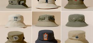 Visualize the evolution with images of vintage military bucket hats